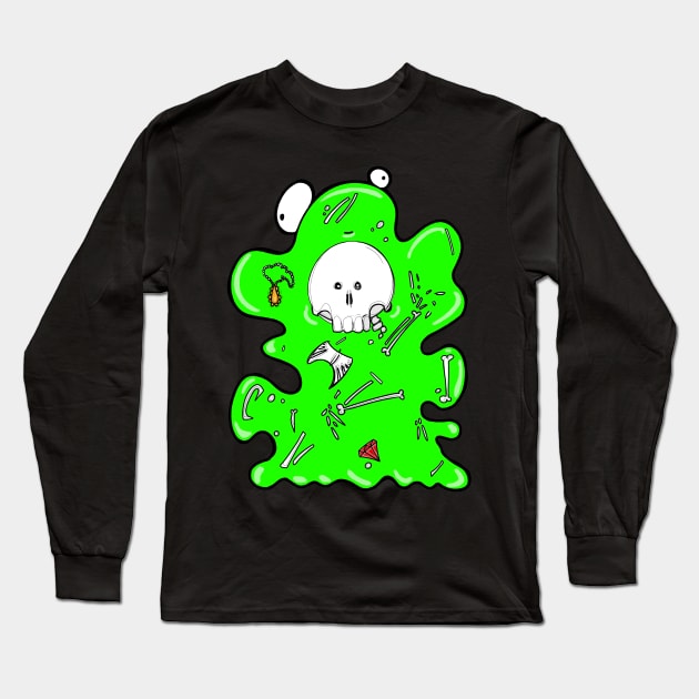 Gloop Wins! Long Sleeve T-Shirt by paintchips